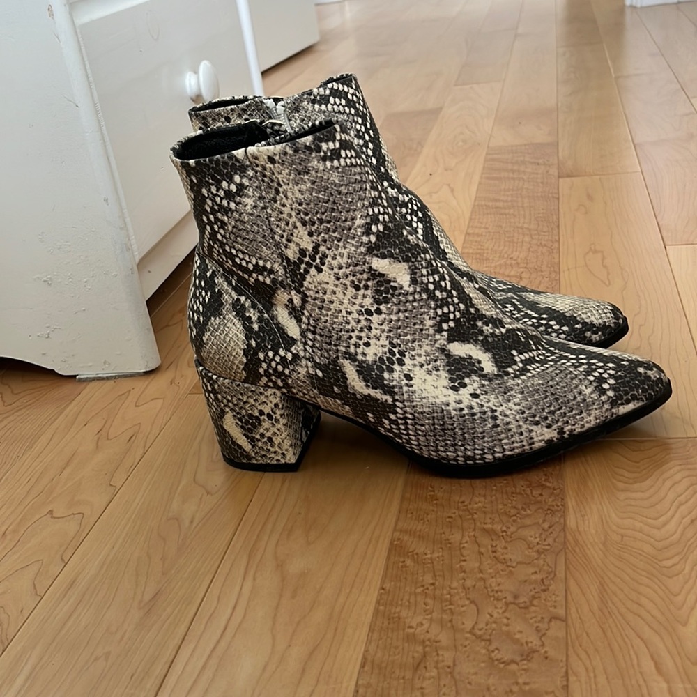 Madden Girl Snakeskin Booties